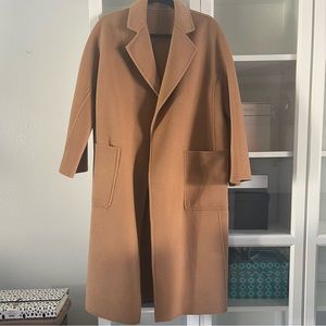 The Curated Classic Camel Wool & Cashmere Coat
